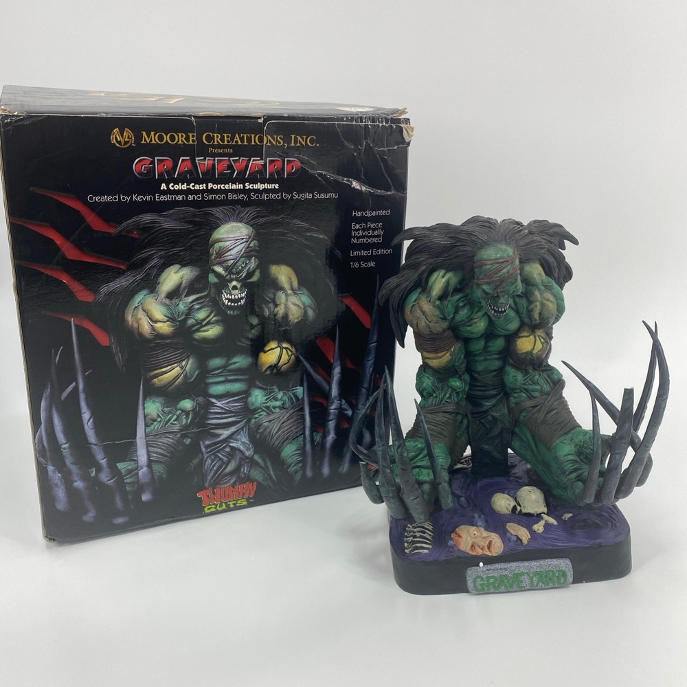 Moore Creations Graveyard Sculpture Halloween Green Horror Bisley Eastman Statue